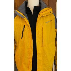 Toread Ski Trekker Parka Jacket Men XL Zip Removeable‎ Liner Waterproof Coat